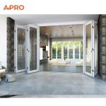 Modern Aluminum Folding Door with Powder Coated Aluminum Profile