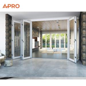 China Lightweight Aluminum Folding Door with EPDM Gasket factory