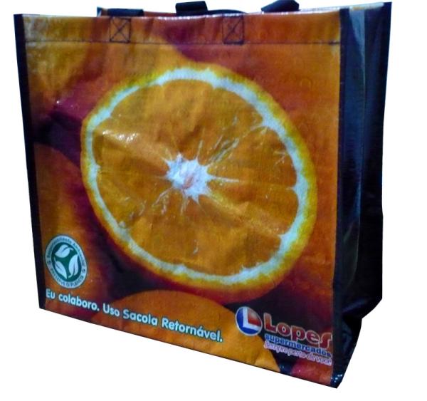 Durable 120g PP Woven Shopping Bags, Eco-friendly Reusable Carrier Bag With