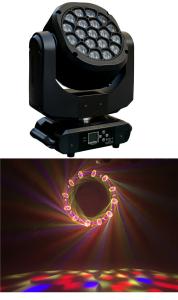 China 19PCS 15W Zoom LED Moving Head / LED Wash Moving Head Zoom For Stage Lighting factory