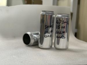 China BPA Ni Coating 120 Degree Brite 12oz 16oz Aluminum Beer Cans factory