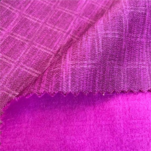100 Polyester Cationic Ripstop Jersey Bonded Fabric For Jacket 100D 300gsm 150cm