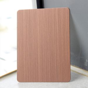 China Chinese factory price 304 stainless steel sheet #4 brushed finish factory