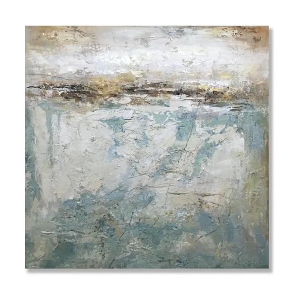 Contemporary Large Hand Painted Abstract Oil Painting on Canvas for Living Room