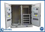 Steel 2pcs Compartments FCC Outdoor Telecom Enclosure