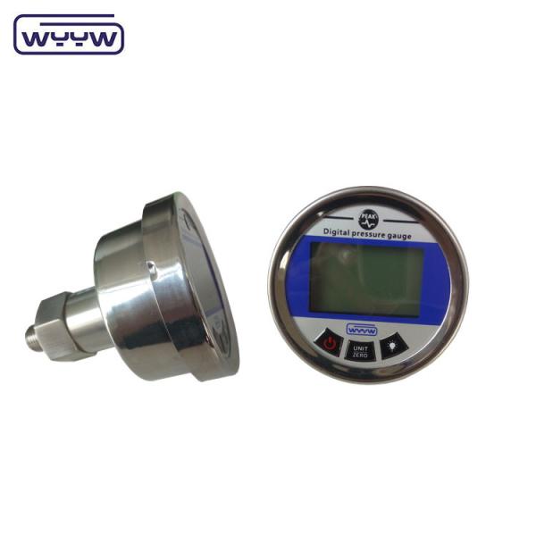 Gauge All Stainless Steel Pressure Gauge with Vaccum Pressure Limits and 12