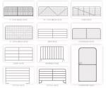 1170MM Height I stay Farm Fence Gate with 5mm galvanized wire diameter for