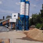 YHZS60 concrete batching mixing plant salable