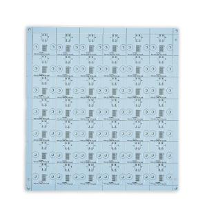 China 2oz 1 Layer Aluminum PCB Board Material LF HASL White / Black factory