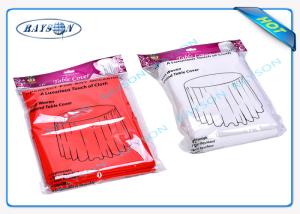 China Red Square / Round Disposable Washcloths 100% Virgin Polypropylene factory