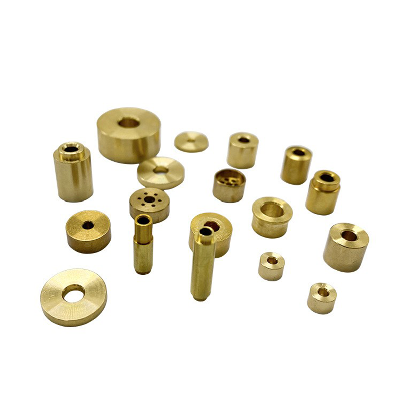 China Custom Brass CNC Turned Components Bushings Copper Spacers Machining factory