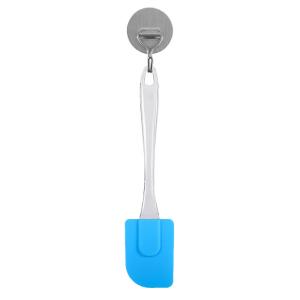 China Hygienic Solid Coating Food Grade Silicone Spatula Set factory