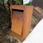 Weather-Resistant Apartment Complex Mailboxes Rustic Look Outdoor Decorations