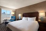 Hotel Room Furniture Cherry Wood King size Bed and Desk set in Modern American