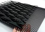 Big Hole Black Powder Coated Expanded Aluminium Mesh