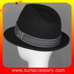 4190379 Sun Accessory customized winner fashion wool felt fedora hats,unisex