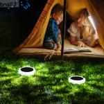 Outdoor RGB Wall Lamp with Rechargeable Battery and Color Changing Lights