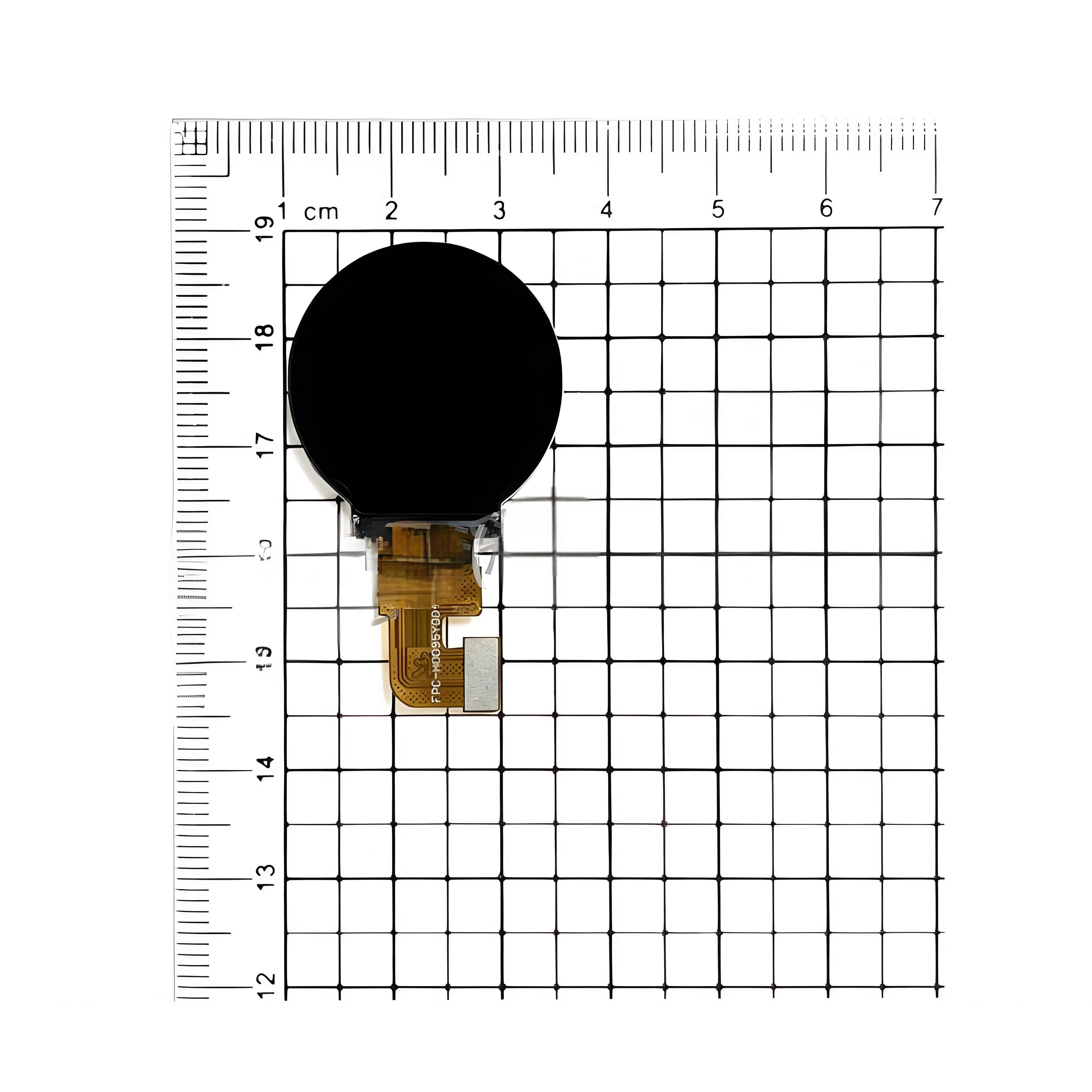 0.95 inch round TFT display front view