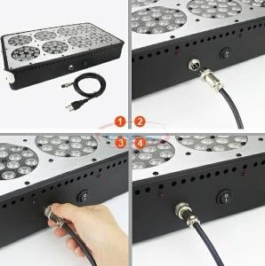 China Apollo-8 360w LED Grow Light 10bands Full Spectrum380-730nm Flower Plant for Indoor Plants factory