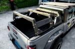 JEEP Compatible Black Textured Powder Coating Finish Overland Bed Rack Roll Bar