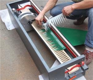 China PVC PU Conveyor Belt Punching Machine Finger Shape Food Industry factory