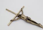 Europe Style Funeral Crucifix Coffin Decoration High Polished Featuring