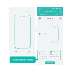 Daqin IDSKIN Screen Protector Cutting Machine Efficient Film Cutter For Phone &