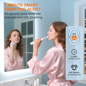 Two-in-One Multifunctional Electric Toothbrush and Water Flosser Household