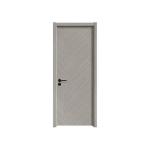 Sound Insulation MDF Wooden Door 43mm Thick PVC Interior Doors With Frames