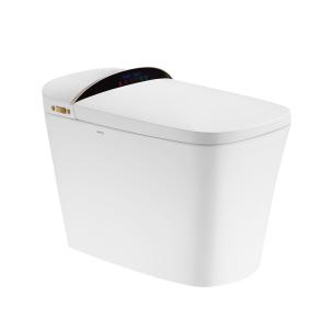 China Modern One Piece Toilet With Auto Open Dual Flush Heated Seat Smart Bidet factory