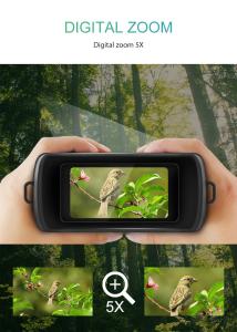 China Night Vision Nvg Thermal Goggles Hunting Digital Camera 5X Zoom R6 factory