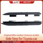 Anti Slide Toyota Highlander Car Running Boards Back Shaped