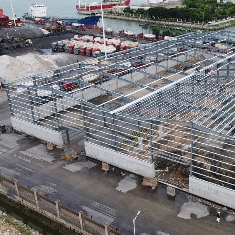 Water Proof Hurricane Proof Warehouse Modern Modular House Metal Prefab Steel Structure Building Good Customized