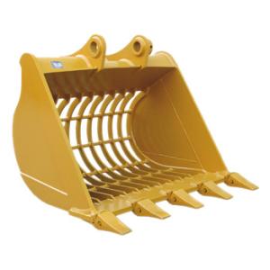 China PC330 EX230 PC200 Excavator Skeleton Bucket Yellow Color factory