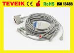 Teveik Factory Price M1770A DB 15pin 10 leadwires ECG/EKG Cable For Patient