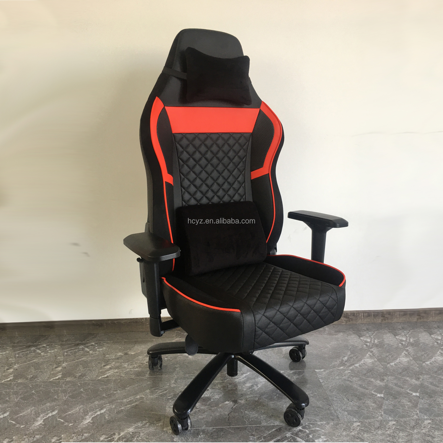Affordable Gaming Chair Ergonomic Leather Swivel Recliner Racer Sport Furniture Black