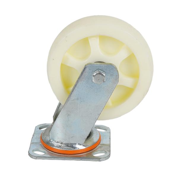 4inch 5inch 6inch 8inch Heavy Duty White Rubber Iron Casters Wheels for Heavy