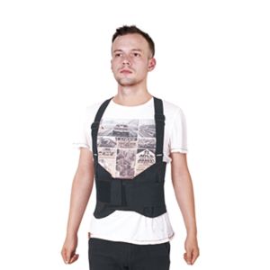 China 100% Polyester Elastic Breathable Lumbar Support Belt BS043 Protection Function factory