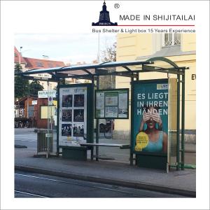 China Waterproof 2670mm T8 Tubes Bus Stop Shelter factory