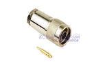 China Male Female Type N Crimp / Clamp Coaxial Cable Connectors for 10base2 computer networks factory