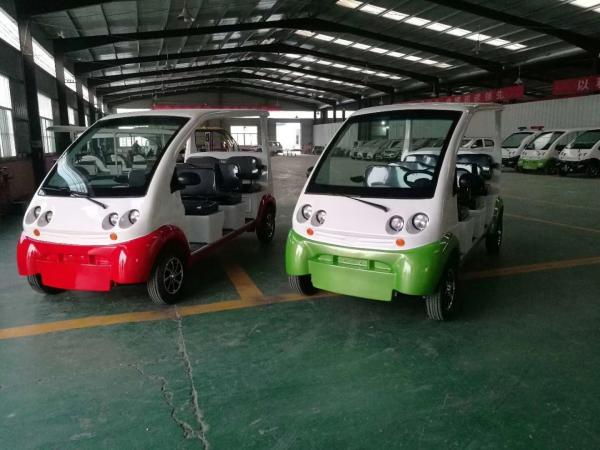 110v Electric Sightseeing Car Electric People Mover Life Size Advanced Audio