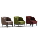 Custom Star Hotel Guest Exclusive Armchair With Fabric Option And Wood Legs