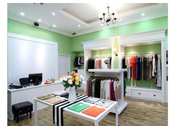 Luxury Simple Modern Decoration Retail Shop Fittings , Free Design Slatwall Shop