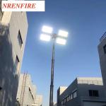 pneumatic telescopic mast light tower 7.6m pneumatic telescopic mast 4x1000W