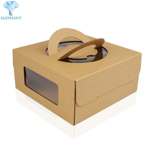 China Custom Food CupCake Packaging Lunch Cardboard Craft Kraft PaPer Corrugated Mailer Boxes factory
