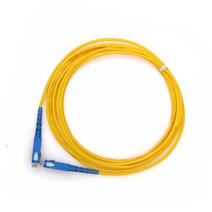 China UPC SC Patch Cord Single Mode Simplex 2.0 / 3.0 G652D G657A factory