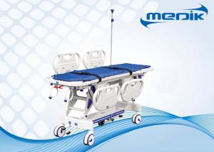 China Height Adjustable Luxury Patient Transportation Trolley With 4 Pcs PP Siderail factory