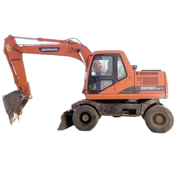 15 Ton Doosan DH150-7 Wheel Excavator in Good Condition Original Design Made in