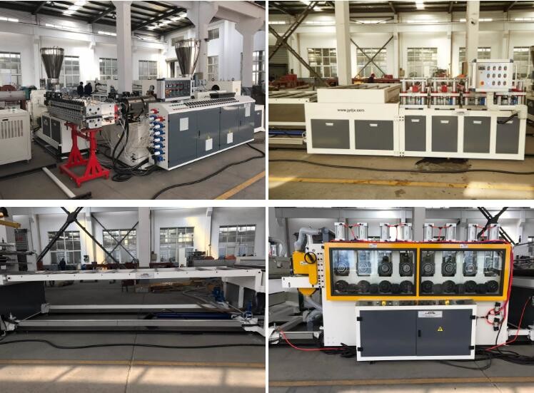 Plastic Furniture Board Making Machine WPC PVC Crust Board Production Line