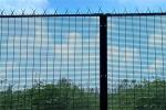 Bolts Included Garden 2.8mm Welded Wire Mesh Fencing Panels Pvc Coated Curved
